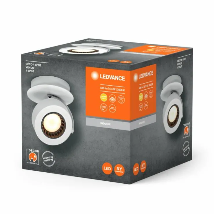 Luminaires Ledvance Éclairage Led|Decor Plafonnier LED Blanc, 1 lumière