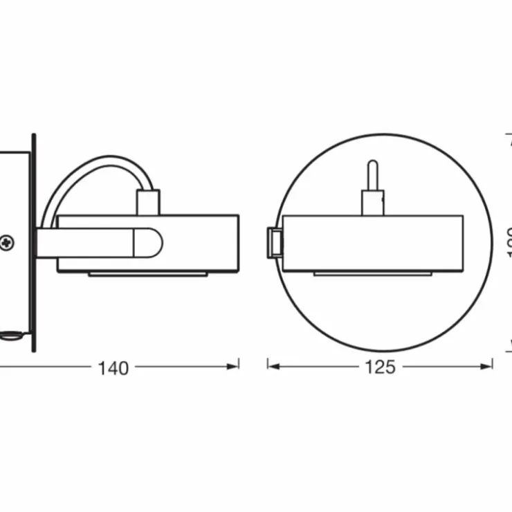 Luminaires Ledvance Éclairage Led|Decor Plafonnier LED Blanc, 1 lumière