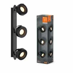 Luminaires Ledvance Éclairage Led|Decor Plafonnier LED Noir, 3 lumières