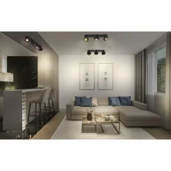 Luminaires Ledvance Éclairage Led|Decor Plafonnier LED Noir, 4 lumières