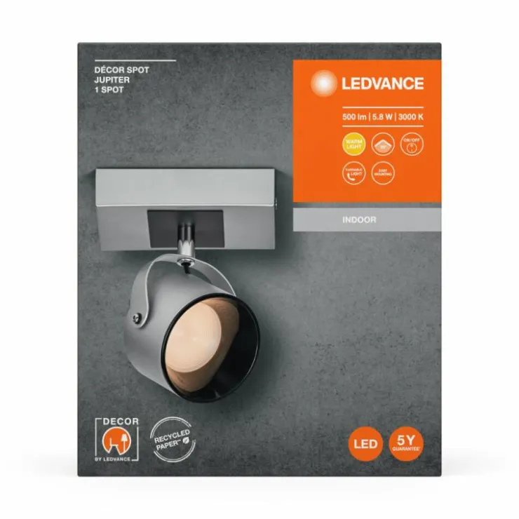 Luminaires Ledvance Éclairage Led|Decor Plafonnier LED Argenté, 1 lumière