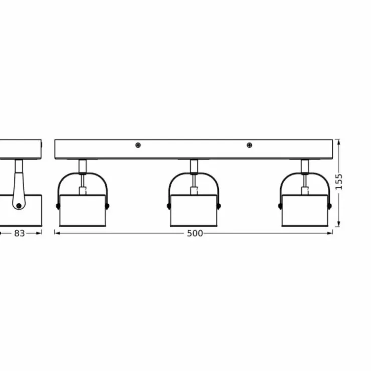 Luminaires Ledvance Éclairage Led|Decor Plafonnier LED Argenté, 3 lumières