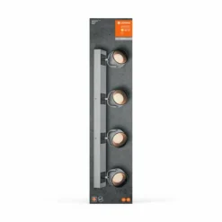 Luminaires Ledvance Éclairage Led|Decor Plafonnier LED Argenté, 4 lumières