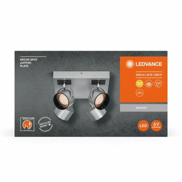 Luminaires Ledvance Éclairage Led|Decor Plafonnier LED Argenté, 4 lumières