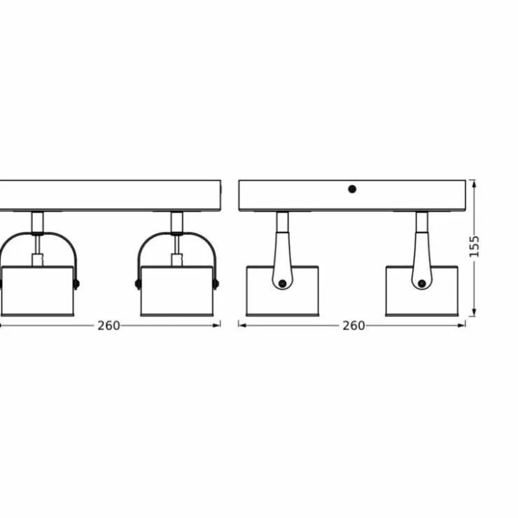 Luminaires Ledvance Éclairage Led|Decor Plafonnier LED Argenté, 4 lumières