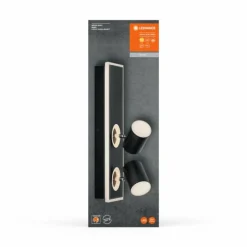 Luminaires Ledvance Éclairage Led|Decor Plafonnier LED Noir, 2 lumières