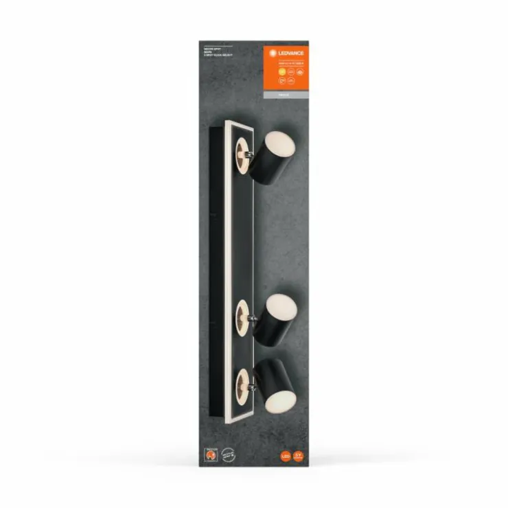 Luminaires Ledvance Éclairage Led|Decor Plafonnier LED Noir, 3 lumières