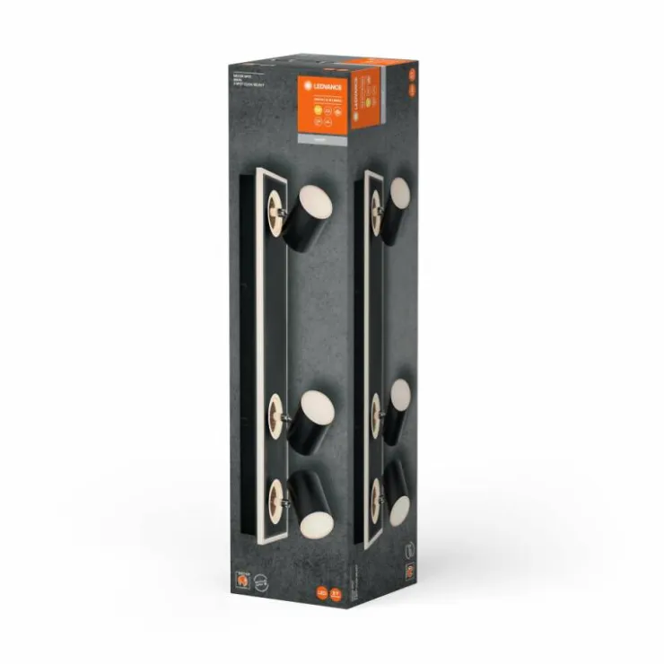 Luminaires Ledvance Éclairage Led|Decor Plafonnier LED Noir, 3 lumières