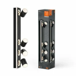 Luminaires Ledvance Éclairage Led|Decor Plafonnier LED Noir, 4 lumières