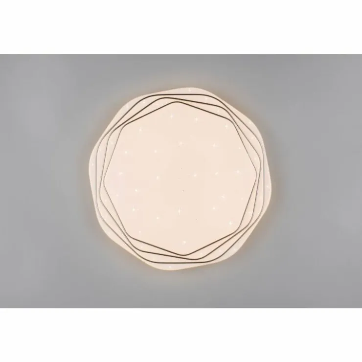 Luminaires Reality Éclairage Led|Dizzy Plafonnier LED Blanc, 1 lumière, Télécommandes