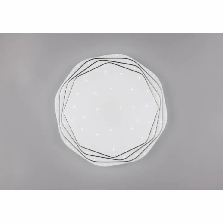 Luminaires Reality Éclairage Led|Dizzy Plafonnier LED Blanc, 1 lumière, Télécommandes