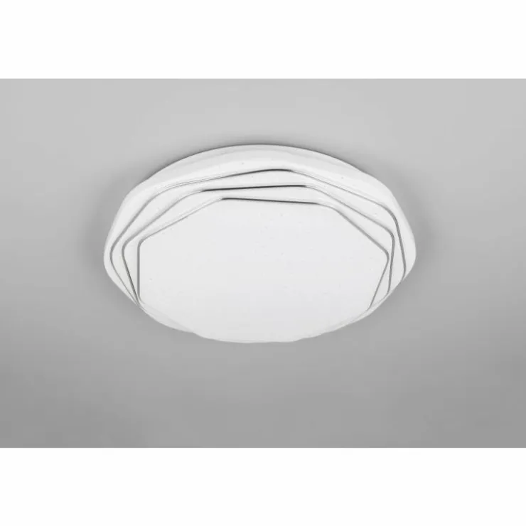 Luminaires Reality Éclairage Led|Dizzy Plafonnier LED Blanc, 1 lumière, Télécommandes