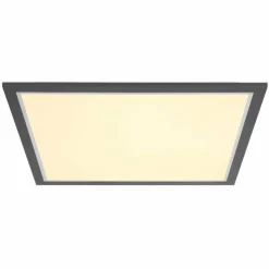 Luminaires Globo Lighting Éclairage Led|Doha Plafonnier LED Anthracite, Blanc, 1 lumière