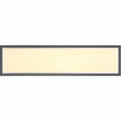 Luminaires Globo Lighting Éclairage Led|Doha Plafonnier LED Anthracite, Blanc, 1 lumière