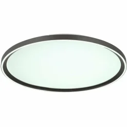 Luminaires Globo Lighting Éclairage Led|Dublin Plafonnier LED Gris, 1 lumière, Télécommandes