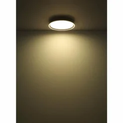 Luminaires Globo Lighting Éclairage Led|Dublin Plafonnier LED Gris, 1 lumière, Télécommandes