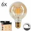 E27 LED 6 Watt blanc chaud dimmable 650 Lumen