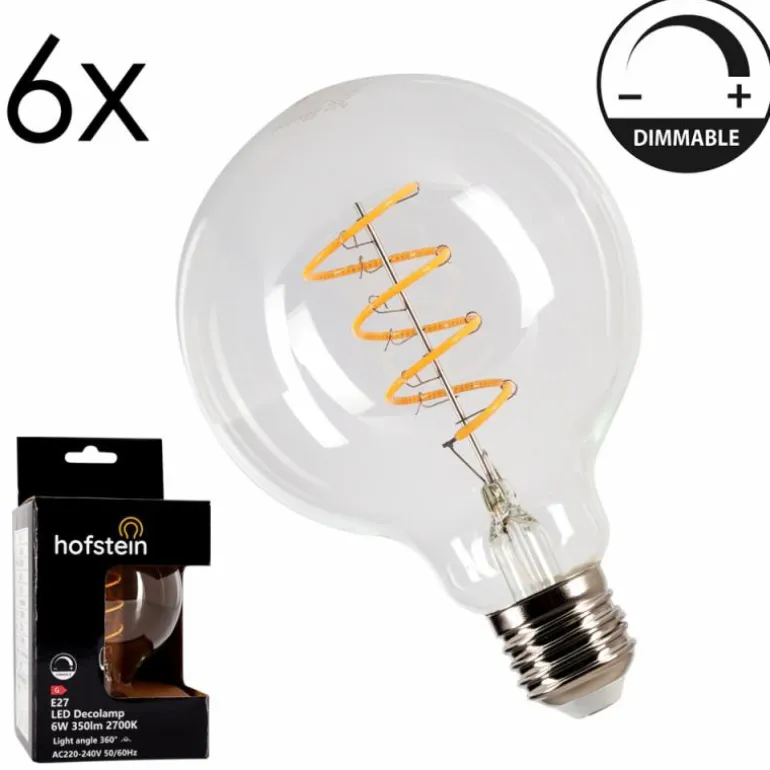 E27 LED 6 Watt blanc chaud dimmable 350 Lumen