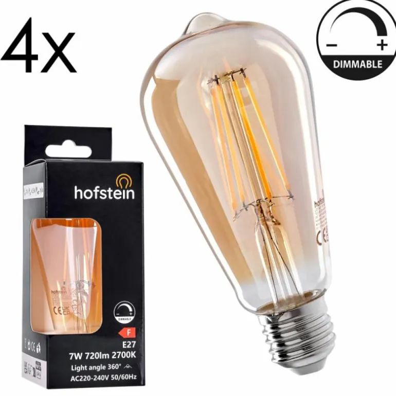 E27 LED 7 Watt blanc chaud dimmable 720 Lumen