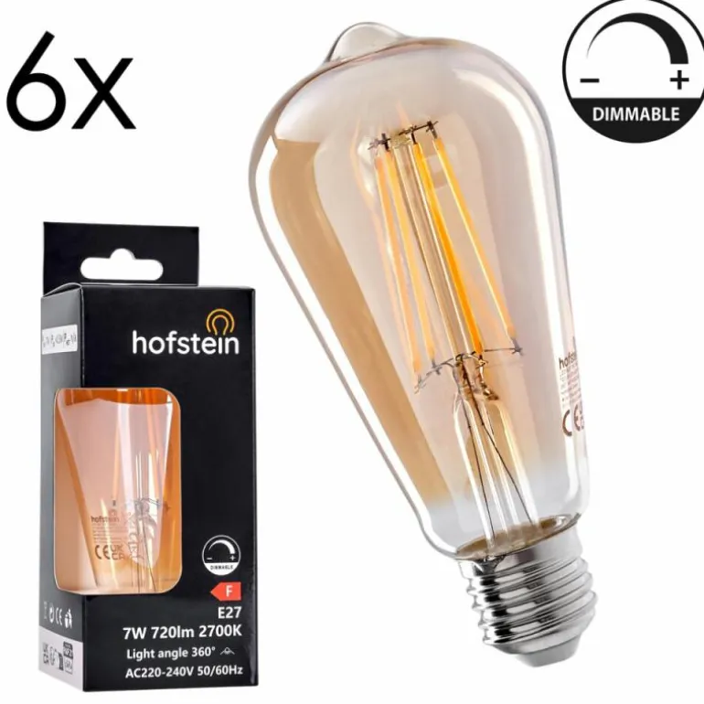 E27 LED 7 Watt blanc chaud dimmable 720 Lumen