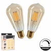 E27 Lot de 2 LED 6 watts 2200 kelvins 650 lumens