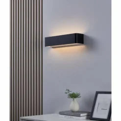 Luminaires Eglo Éclairage Led|Eglo Applique murale LED Noir, Blanc, 1 lumière