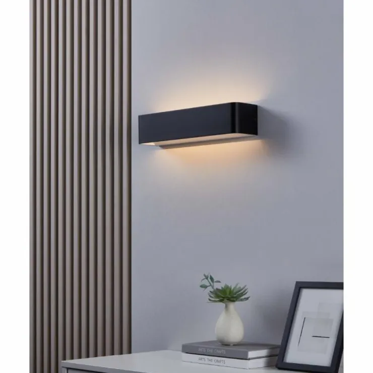 Luminaires Eglo Éclairage Led|Eglo Applique murale LED Noir, Blanc, 1 lumière