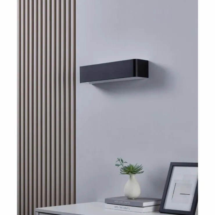 Luminaires Eglo Éclairage Led|Eglo Applique murale LED Noir, Blanc, 1 lumière