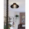 Luminaires Eglo Plafonniers|Eglo Plafonnier Noir, 1 lumière