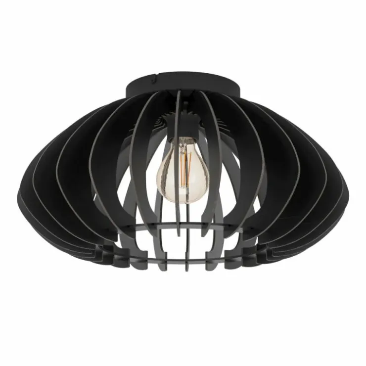 Luminaires Eglo Plafonniers|Eglo Plafonnier Noir, 1 lumière