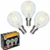 Eglo 3x LED E14 4 Watt 2700 Kelvin 470 Lumen