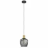 Luminaires Eglo Suspensions|EMPOLI Suspension Laiton, Noir, 1 lumière