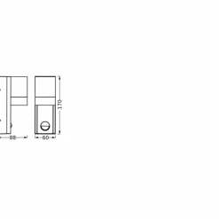 Endura Applique murale Luminaires Ledvance Gris, 1 lumière