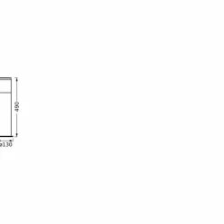 Endura Applique murale Luminaires Ledvance Acier brossé, 1 lumière