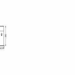 Endura Applique murale Luminaires Ledvance Gris, 1 lumière