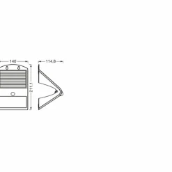 Endura Détecteur de mouvement Luminaires Ledvance LED Noir, 1 lumière