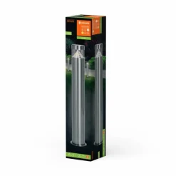 Endura Lampadaire d'extérieur Luminaires Ledvance LED Acier brossé, 1 lumière