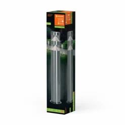 Endura Lampadaire d'extérieur Luminaires Ledvance LED Acier brossé, 1 lumière