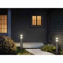 Endura Lampadaire d'extérieur Luminaires Ledvance LED Acier brossé, 1 lumière