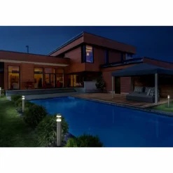 Endura Lampadaire d'extérieur Luminaires Ledvance LED Acier brossé, 1 lumière