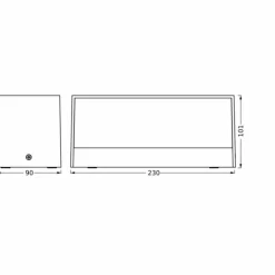 Endura Lampe murale d´extérieur Luminaires Ledvance LED Gris, 1 lumière