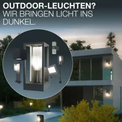 ENDURA Lampe murale d´extérieur Luminaires Ledvance Argenté, 1 lumière
