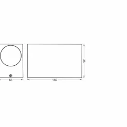 ENDURA Lampe murale d´extérieur Luminaires Ledvance Noir, 1 lumière
