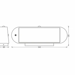 ENDURA Lampe murale d´extérieur Luminaires Ledvance LED Noir, 1 lumière, Détecteur de mouvement