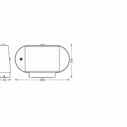 ENDURA Lampe murale d´extérieur Luminaires Ledvance LED Noir, 1 lumière, Détecteur de mouvement