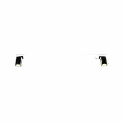 Luminaires Trio Appliques|Enrico Applique murale LED Chrome, 3 lumières