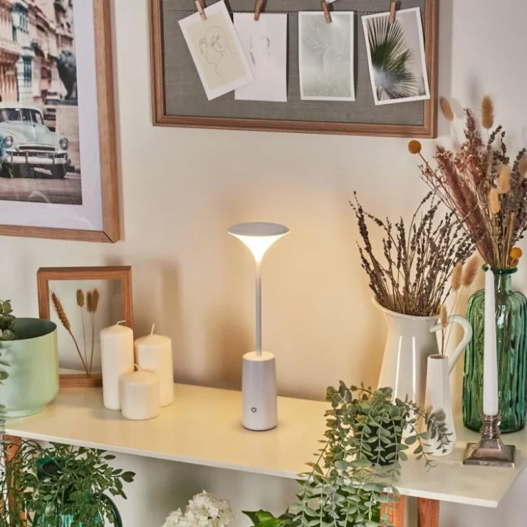 hofstein Éclairage Led|Eryon Lampe de bureau, Lampe à poser LED Blanc, 1 lumière