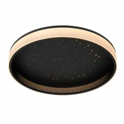 Luminaires Lucide Éclairage Led|ESTREJA Plafonnier LED Noir, 1 lumière