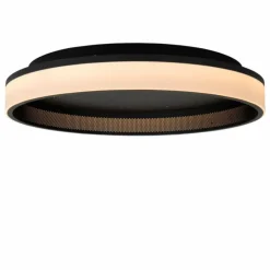 Luminaires Lucide Éclairage Led|ESTREJA Plafonnier LED Noir, 1 lumière
