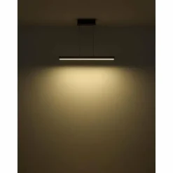 Luminaires Globo Lighting Suspensions|Ethan Suspension LED Aluminium brossé, Blanc, 1 lumière